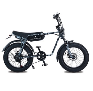 Bicicleta Eléctrica Retro con Batería de 13 Ah, Bicicleta Eléctrica de Montaña con Llantas Gruesas, Bicicleta Eléctrica para Terrenos Difíciles, Bicicleta Eléctrica con Llantas Gruesas, Almacén en EE. UU. y la UE - Product Image 6