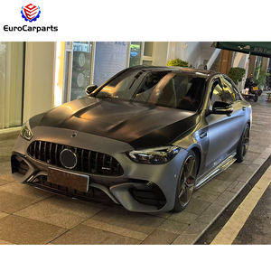 Classe C W205 2015-2021y à W206 C63 Kit <span class=keywords><strong>de</strong></span> carrosserie style <span class=keywords><strong>voiture</strong></span> lifting PP <span class=keywords><strong>Tuning</strong></span> Set calandre <span class=keywords><strong>de</strong></span> pare-chocs avant phare feu arrière pièces <span class=keywords><strong>de</strong></span> carrosserie - Product Image 4