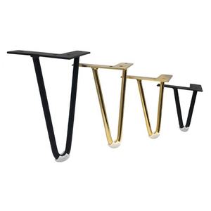 أرجل طاولة الحديثة جولة زجاج كروم الطعام القهوة أثاث معدني روز المشبك دبوس الشعر غير القابل للصدأ أرجل طاولة فولاذية أرجل طاولة الذهب لجدول - Product Image 3