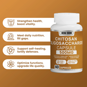 OEM Private Label Gewichtbeheersingssupplement 500mg Chitosan Oligosaccharide <span class=keywords><strong>Capsule</strong></span> voor Volwassenen - Product Image 2