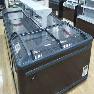 Supermarché commercial <span class=keywords><strong>froid</strong></span> stockage utilisé métro <span class=keywords><strong>sandwich</strong></span> table de préparation réfrigérée congélateur d'île - Product Image 6