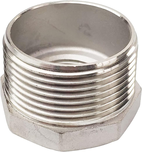 Réducteur de filetage NPT mâle 1-1/<span class=keywords><strong>4</strong></span> pouce x femelle <span class=keywords><strong>3</strong></span>/<span class=keywords><strong>4</strong></span> pouce, en acier inoxydable 304, pour des raccords de tuyauterie sécurisés - Product Image 5