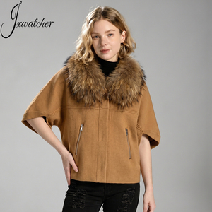Vente <span class=keywords><strong>en</strong></span> gros Cardigan d'automne <span class=keywords><strong>en</strong></span> <span class=keywords><strong>laine</strong></span> tricoté avec col amovible <span class=keywords><strong>en</strong></span> fourrure véritable, chandails faits à la <span class=keywords><strong>main</strong></span> <span class=keywords><strong>en</strong></span> <span class=keywords><strong>laine</strong></span> à fermeture éclair courts et doux personnalisés pour femmes - Product Image 1
