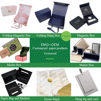 Boîte de luxe personnalisée à deux portes en carton Boîtes pour bijoux, parfums, montres, lunettes, emballage boîte cadeau