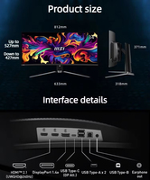 Écran d'ordinateur de bureau incurvé MPG 341CQPX PC QD-OLED 34 pouces 21:9 4K 240Hz pour jeux