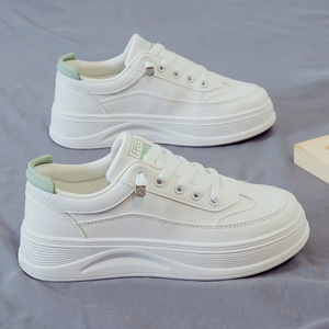 <span class=keywords><strong>Scarpe</strong></span> da Skateboard Casual da <span class=keywords><strong>Donna</strong></span> con Suola Spessa, in Pelle Bianca e Design Ventilato, per Sport e Tempo Libero - Product Image 6