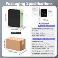 Imprimante d'Étiquettes Thermique Mini sans Fil en Stock, Facile à Utiliser, Pratique, pour Autocollants Codes-Barres de 15 mm, pour Vente en Gros