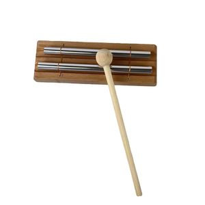 Venta caliente Instrumento <span class=keywords><strong>de</strong></span> percusión 1 tono 2 tono <span class=keywords><strong>3</strong></span> tono Meditación Campanas <span class=keywords><strong>de</strong></span> <span class=keywords><strong>madera</strong></span> Campana <span class=keywords><strong>de</strong></span> mano con mazo - Product Image 1