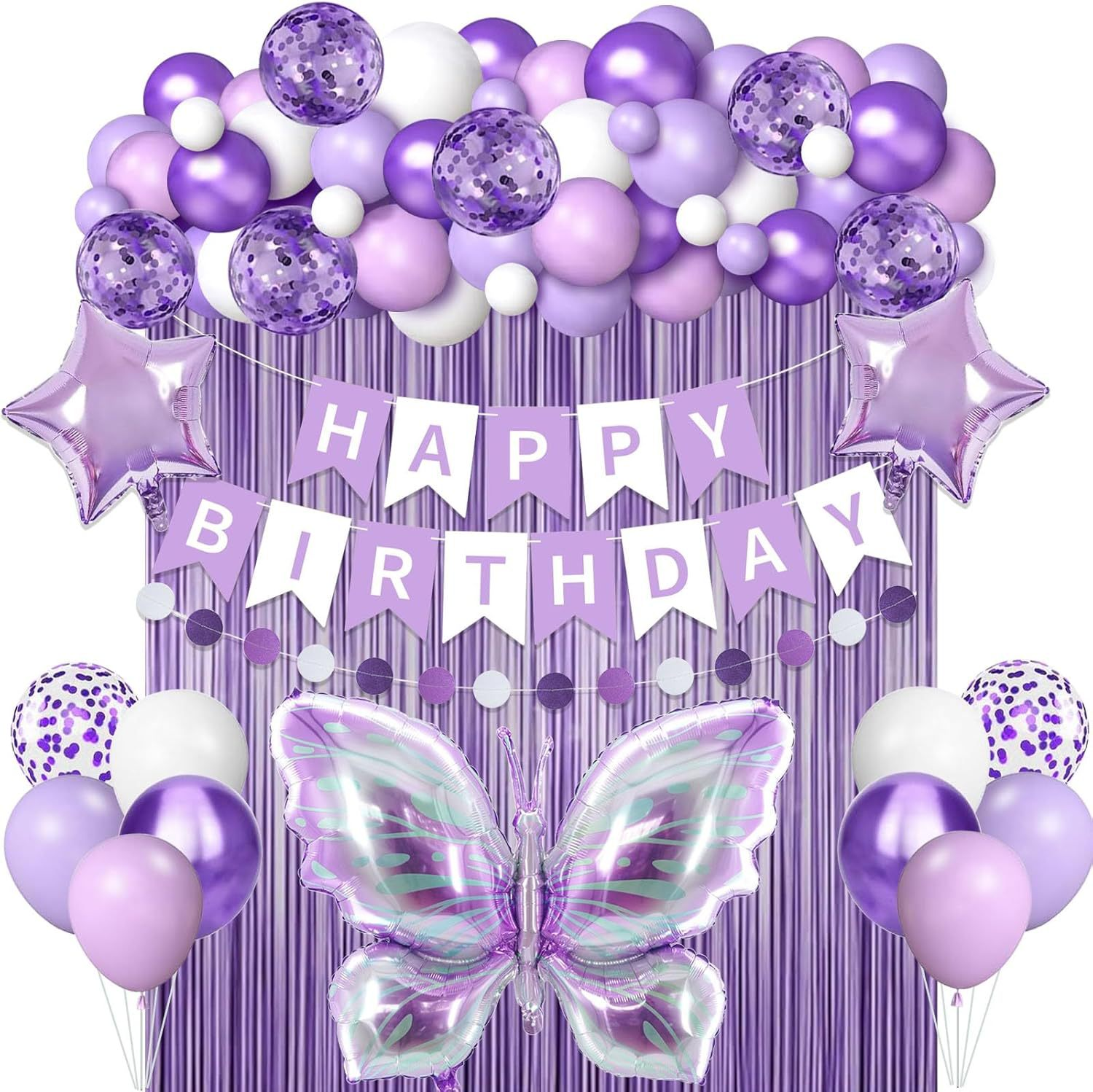 Lot 8 Rouleaux Papier Crépon Violet - Décoration Fête Mariage Anniversaire