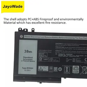 11.1V 38WH RYXXH batteria del computer portatile per Dell latitudine 12 5000 11 3150 3160 3550 E5250 E5450 E5550 serie Notebook 9 p4d2 RYXXH - Product Image 3
