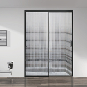 Deux portes de douche fixes <span class=keywords><strong>et</strong></span> coulissantes sans cadre, préfabriquées complètes, salle de bain, écran de douche pliant, verre trempé - Product Image 6