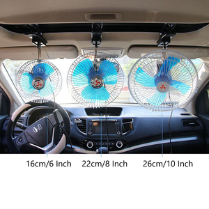 6 אינץ 8 אינץ 10 אינץ נמוך רעש חזק Rotatable מתכוונן אוטומטי רכב SUV משאית אוטובוס מגן שמש אלקטרוני קירור מאוורר <span class=keywords><strong>12V</strong></span> <span class=keywords><strong>24V</strong></span> - Product Image 4