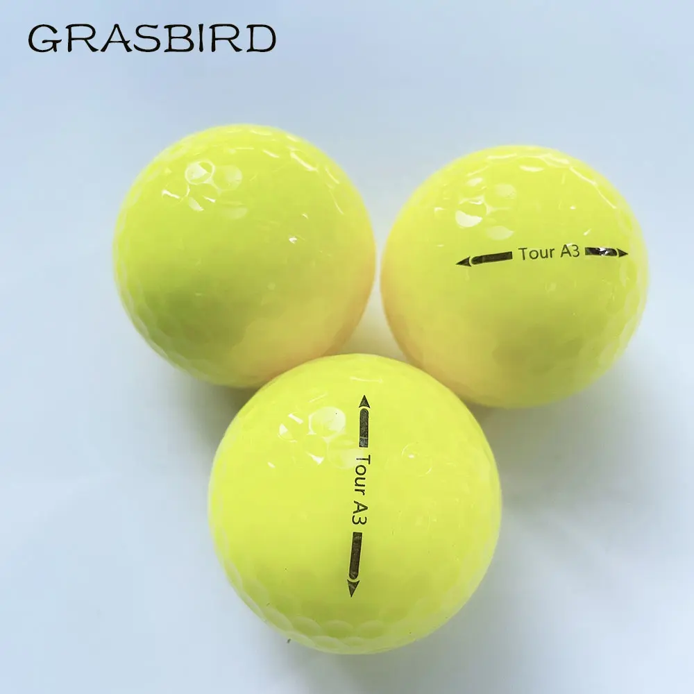 USGA Standard 3layers High Spin Customized Soft Surlyn Golf Ball