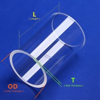 Tubes chauffants en quartz pour cavités de réaction à haute température, tubes de four à diffusion pour semi-conducteurs photovoltaïques