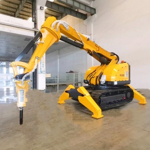Robot de Limpieza de Escoria de Acero PC1200 de Venta Directa de Fábrica CNCMC, 75Kw, 10m de Radio de Trabajo, Rotación, Robot de Demolición de 15 Toneladas - Product Image 5