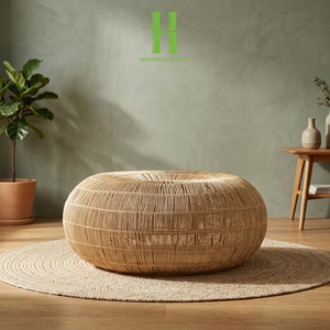 Meilleures ventes Table basse ronde Prix le plus bas Meubles de salon Tables à thé en rotin naturel écologiques du Vietnam - Product Image 1