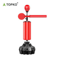 Ensemble d'entraînement de boxe multifonctionnel TOPKO pour la maison - Sac de frappe sur pied et cible de balle rapide pour le fitness en intérieur et l'entraînement des réflexes