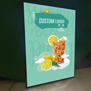 Customized Led Poster Frame A4 Poster Frame Led Menu Light <b>Box</b> Led Slim Light <b>Box</b> Paper - Product Image 1