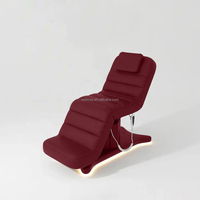 Lit pour le visage Salon de beauté Spa Clinique Chaises Table de meubles de beauté pour les cils Lits de salon Mécanisme de levage électrique Chaise Chaise de massage