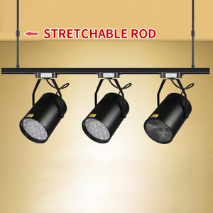 Từ theo dõi Đèn thiết kế hiện đại cao lumen dẫn thương mại cửa hàng hệ thống chiếu sáng Đen COB Chip - Product Image 2