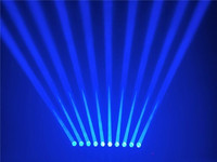 Projecteur de lumière à tête mobile, éclairage de scène led 10x40w couleur rgbw 4 en 1 avec contrôle des pixels