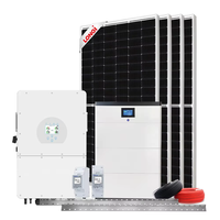 Sistema de Almacenamiento de Energía Solar Portátil de 20kw Híbrido, con Batería de 5kw/10kw y Panel Solar, para Kits Domésticos