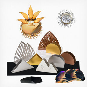 Dispensador de Toallas de Papel Redondo de Metal Dorado, Soporte para Servilletas de Mesa con Decoración de Escritorio, Cajas para Toallas de Papel - Product Image 3