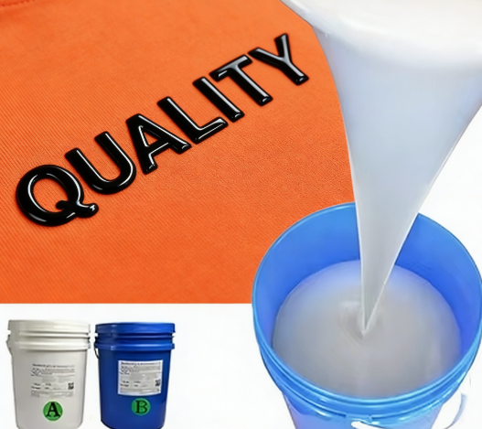 2025 Hongye Platinum Cure RTV-2 Food Grade Liquid Silicone Rubber Molding 3D Thermal Transfer Trademark Logo Silicone/Gel