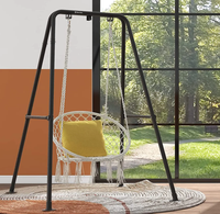 Support de hamac moderne en forme de gourde avec pieds antidérapants, mobilier d'extérieur, balançoire métallique pour tout-petits, pour chambre et salon