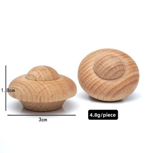 Waldorf eco-friendly non verniciato faggio blocchi di costruzione piccolo ornamento aperto per i denti di criceto digrignare scatole di <span class=keywords><strong>legno</strong></span> incisione - Product Image 6