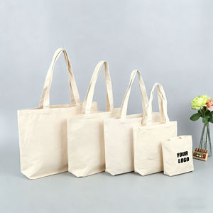 Sacs fourre-tout en toile de coton recyclable, sacs de shopping réutilisables en tissu imprimé écologique personnalisés avec logo, sacs d'épicerie - Product Image 1