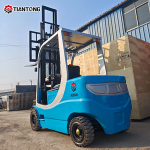 Chariot élévateur électrique de 2 tonnes, économique, avec batterie au plomb-acide, faible entretien, pour entrepôts de petite à moyenne taille - Product Image 2