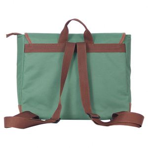 Custom Vintage <b>Canvas</b> Laptop <b>Backpack</b> Durable Zipper Closure Stylish Rucksack 20-39L Capacity Physiological Curve Back - Product Image 3