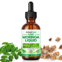 ArtoaLabs Extracto Líquido de Hoja de Moringa Orgánica Pura, Gotas de Aceite de Moringa para Apoyar la Salud Inmunológica y Mejorar los Niveles de Energía
