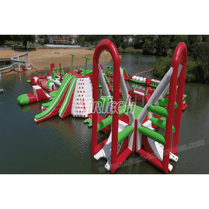 Super emocionante adultos inflable parque de agua juguete <span class=keywords><strong>gigante</strong></span> inflable isla flotante - Product Image 6