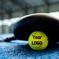 Ballons de padel de style tournoi, 57 % laine importée, 3 pièces/Seau, haute élasticité, durables, fournis directement par l'usine