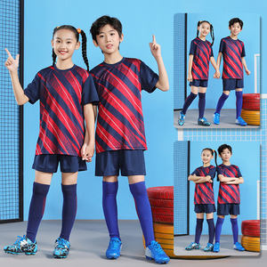 批发无标志高品质升华足球服套装数码印花足球定制足球服支持定制 - Product Image 5