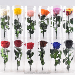 XINSHENG fleur eternel fleurs de mariage pour toujours roses préservées prémad pour toujours roses avec tige avec arôme - Product Image 1