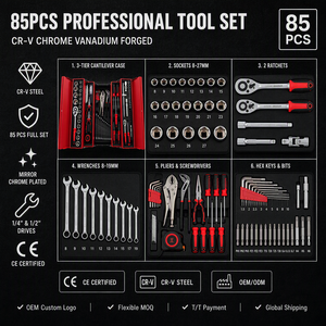 Juego <span class=keywords><strong>de</strong></span> <span class=keywords><strong>Herramientas</strong></span> Manuales OEM <span class=keywords><strong>de</strong></span> 85 Piezas, Juego <span class=keywords><strong>de</strong></span> Llaves <span class=keywords><strong>de</strong></span> Trinquete <span class=keywords><strong>de</strong></span> Acero, Juego <span class=keywords><strong>de</strong></span> Destornilladores Mecánicos, Caja <span class=keywords><strong>de</strong></span> <span class=keywords><strong>Herramientas</strong></span> - Product Image 4