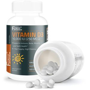 Tabletas de Vitamina D3 de Alta Calidad para Suplemento Diario de Salud, Suplemento Vitamínico para Mujeres y Hombres - Product Image 5