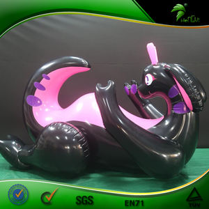 กูดร้าเป่าลมสีดำเงา, ของเล่นมังกรเป่าลมฮองยี่ - Product Image 2