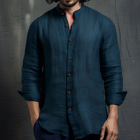 Chemise habillée slim fit tendance, chemise de soirée pour homme, en polyester et coton, imprimé doré brillant, chemises décontractées