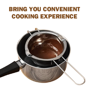 Bain-marie en acier inoxydable pour chocolat, beurre, fromage, bonbons - Design élégant, compatible lave-vaisselle et congélateur - Product Image 5