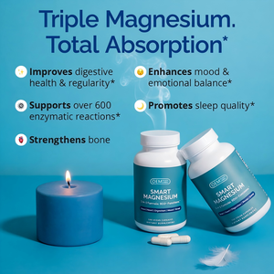 Complexe de magnésium 200 mg 13 en 1 végétalien : triple formule de glycinate, malate et citrate de magnésium en capsules – Capsules de magnésium relaxantes - Product Image 3