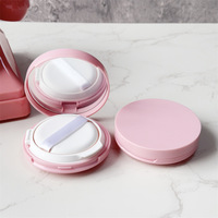 Boîte vide ronde rose 10g pour coussin d'air, sans MOQ, prête à l'emploi, ensemble complet en stock pour BB CC Cream, fond de teint, anticernes, poudre cosmétique