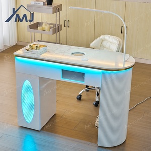 Salon chuyên nghiệp lưu trữ kỹ thuật viên làm móng tay bàn ghế đặt bằng gỗ duy nhất móng tay bảng - Product Image 1