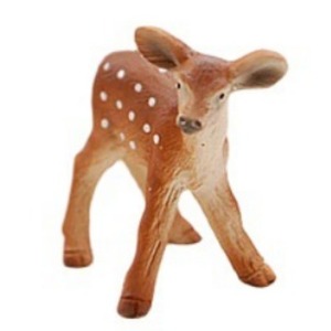 Small Sika Deer Desktop Ornament Resin Figurine Christmas Decoration Indoor Use Matte Finish - Product Image 5