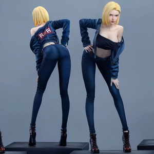 <strong>Dragons</strong> <strong>Balls</strong> Super Saiyan <strong>Android</strong> <strong>18</strong> Anime Merchandise Action Figure Cartoon Character Desktop Ornament Toy Gift - Product Image 1