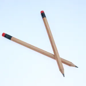 Vendita calda di Alta qualità in legno naturale jumbo matita HB con gomma rossa