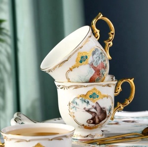 British High-end Creative Afternoon <b>Tea</b> <b>Set</b> Animal Print Coffee Cup and <b>Pot</b> - Product Image 3